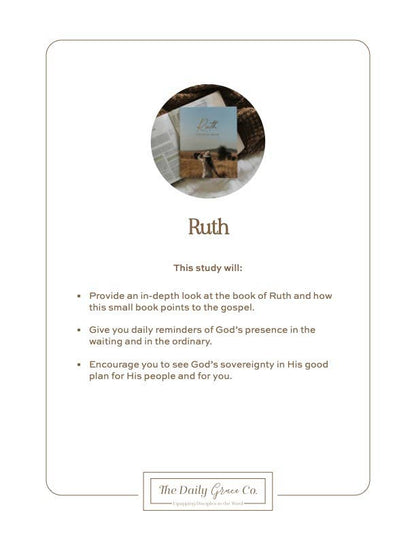 Ruth Study | Fields of Grace