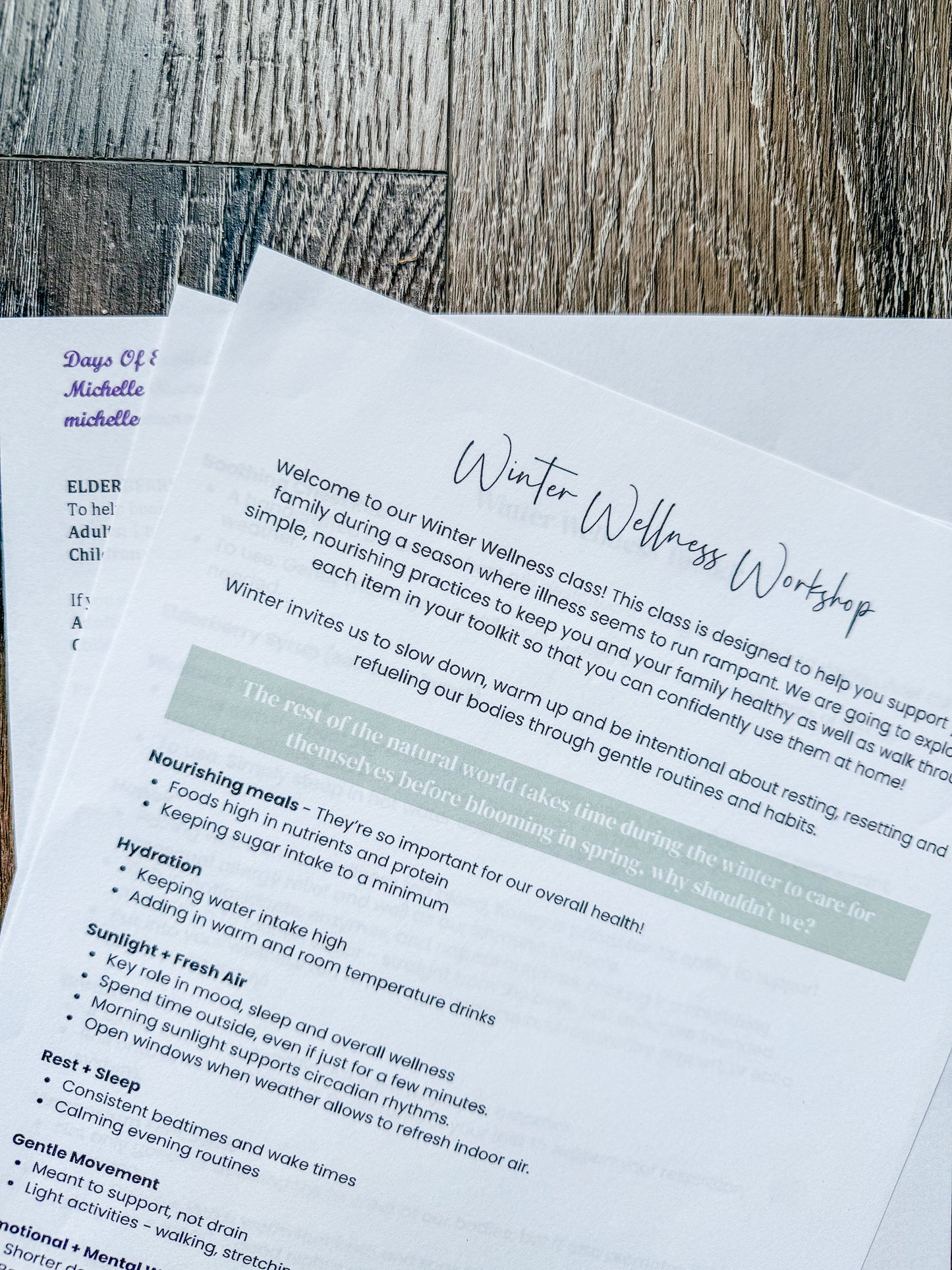 Winter Wellness Toolkit