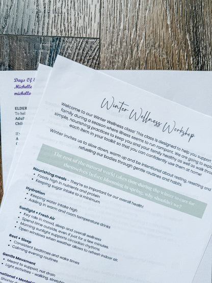 Winter Wellness Toolkit